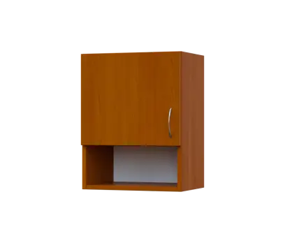 SH5 - 45ND horní skříňka, 1-dveřová/nika, levá, 580x450x300, třešeň šumavská