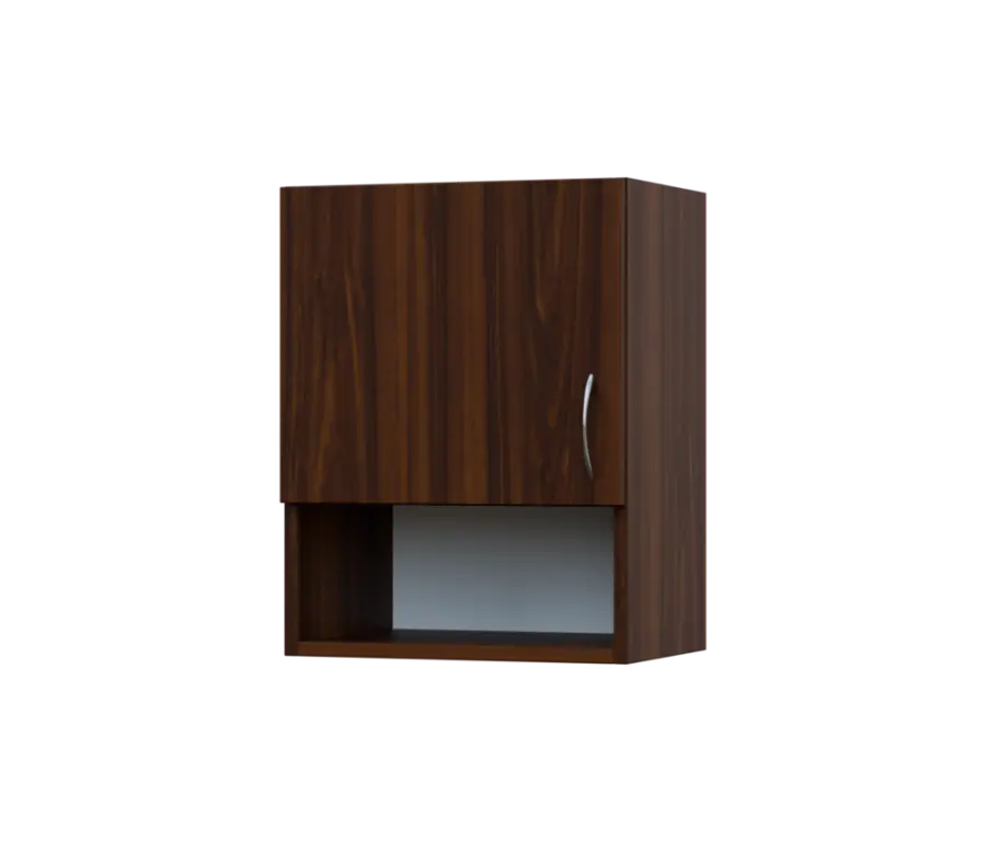 SH5 - 45ND horní skříňka, 1-dveřová/nika, levá, 580x450x300, ořech královský