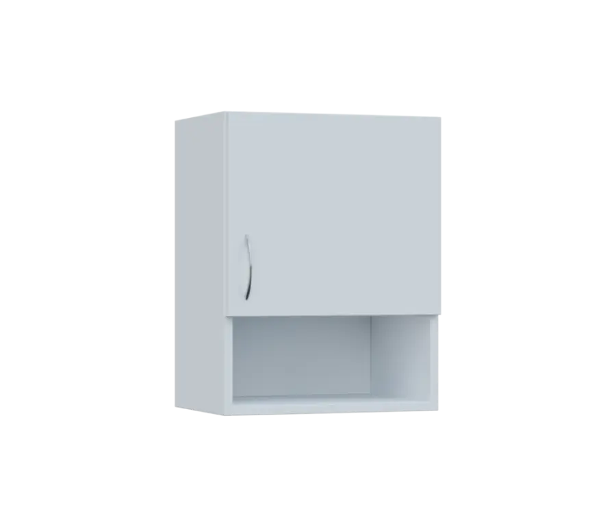SH5 - 45ND horní skříňka, 1-dveřová/nika, pravá, 580x450x300, bílá