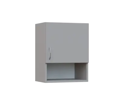SH5 - 45ND horní skříňka, 1-dveřová/nika, pravá, 580x450x300, šedá