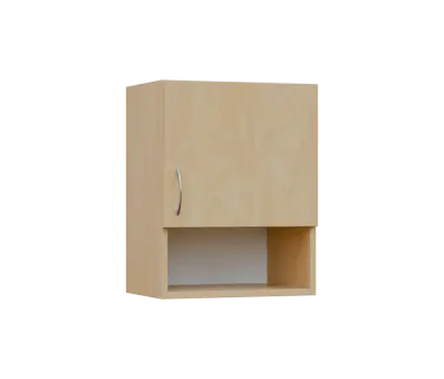 SH5 - 45ND horní skříňka, 1-dveřová/nika, pravá, 580x450x300, bříza světlá
