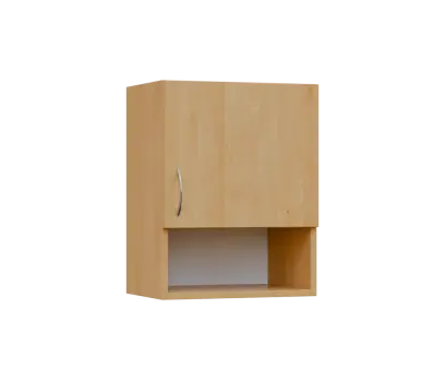 SH5 - 45ND horní skříňka, 1-dveřová/nika, pravá, 580x450x300, javor horský