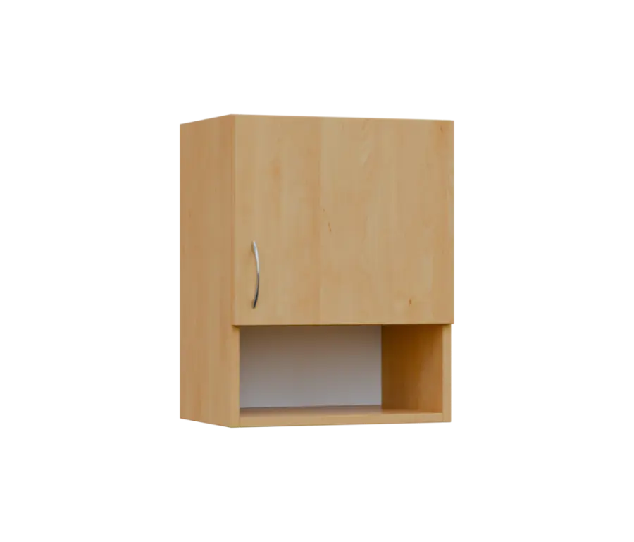 SH5 - 45ND horní skříňka, 1-dveřová/nika, pravá, 580x450x300, javor horský