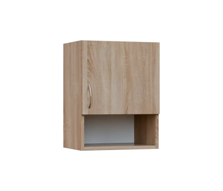 SH5 - 45ND horní skříňka, 1-dveřová/nika, pravá, 580x450x300, dub bardolino