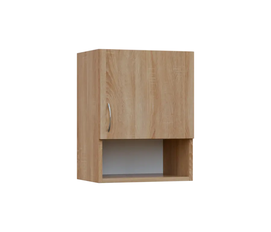 SH5 - 45ND horní skříňka, 1-dveřová/nika, pravá, 580x450x300, dub bardolino