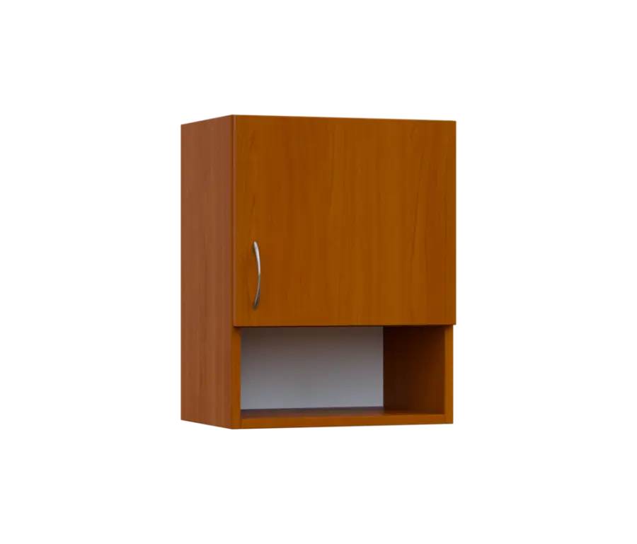 SH5 - 45ND horní skříňka, 1-dveřová/nika, pravá, 580x450x300, třešeň šumavská