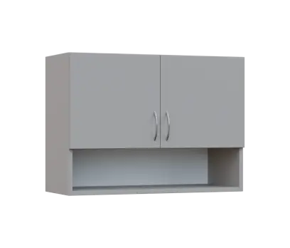 SH5 - 8ND horní skříňka, 2-dveřová/nika, 580x800x300, šedá