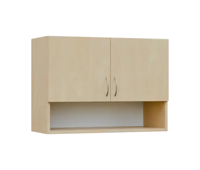 SH5 - 8ND horní skříňka, 2-dveřová/nika, 580x800x300, bříza světlá