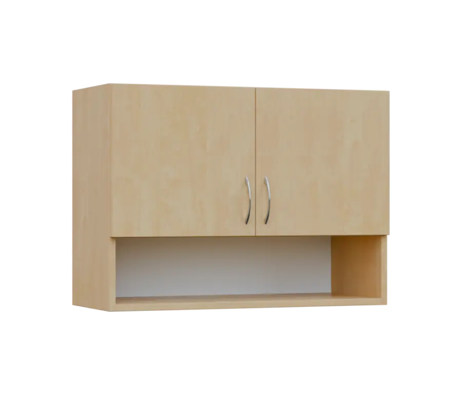 SH5 - 8ND horní skříňka, 2-dveřová/nika, 580x800x300, bříza světlá
