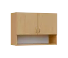 SH5 - 8ND horní skříňka, 2-dveřová/nika, 580x800x300, javor horský
