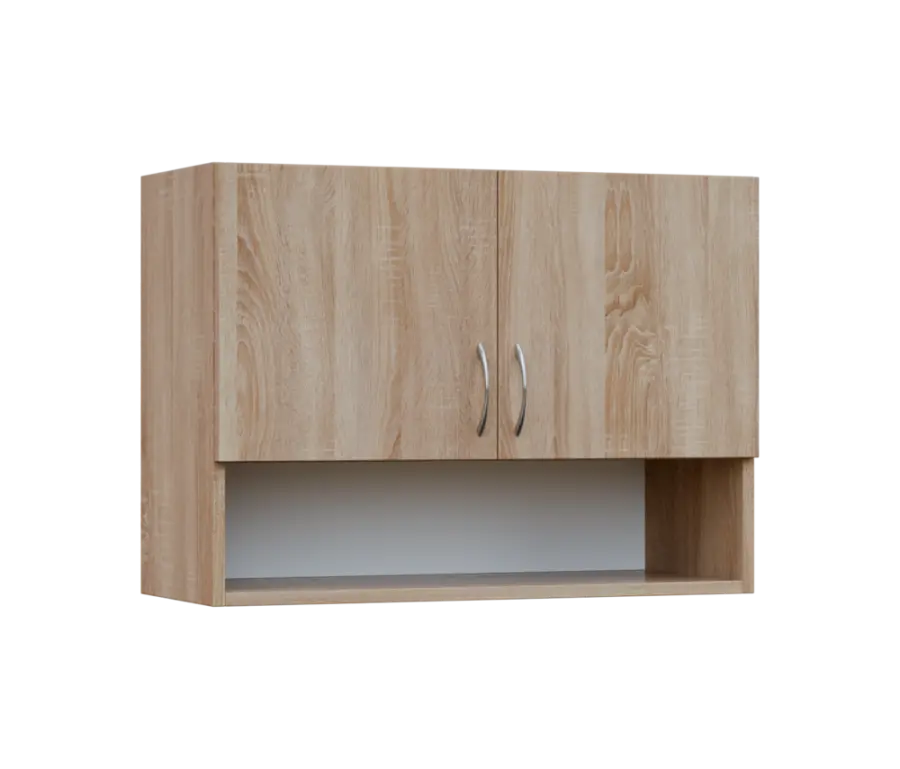 SH5 - 8ND horní skříňka, 2-dveřová/nika, 580x800x300, dub bardolino