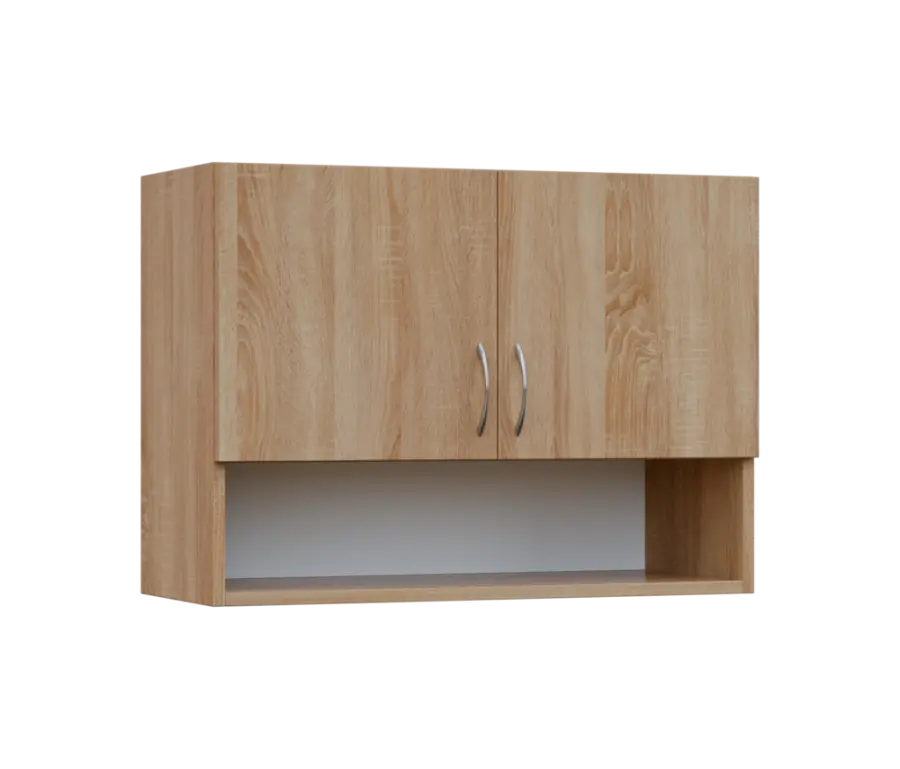 SH5 - 8ND horní skříňka, 2-dveřová/nika, 580x800x300, dub bardolino