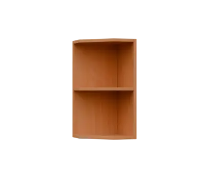 SHZ5 - 3 skříňka horní, rohová, policová, levá, 580x300x300, buk royal