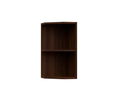 SHZ5 - 3 skříňka horní, rohová, policová, levá, 580x300x300, ořech královský