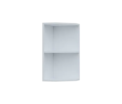 SHZ5 - 3 skříňka horní, rohová, policová, pravá, 580x300x300, bílá