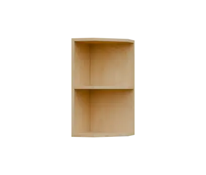 SHZ5 - 3 skříňka horní, rohová, policová, pravá, 580x300x300, bříza světlá