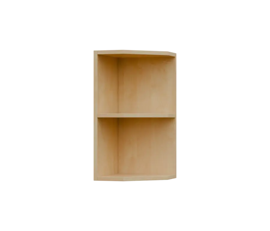 SHZ5 - 3 skříňka horní, rohová, policová, pravá, 580x300x300, bříza světlá