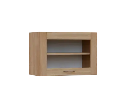 SHV - 64S horní skříňka, výklop, prosklená, 414x600x300, dub bardolino SHV - 64S horní skříňka, výklop, prosklená, 414x600x300, dub bardolino