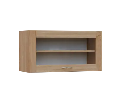 SHV - 84S horní skříňka, výklop, prosklená, 414x800x300, dub bardolino SHV - 84S horní skříňka, výklop, prosklená, 414x800x300, dub bardolino