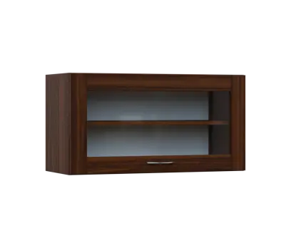 SHV - 84S horní skříňka, výklop, prosklená, 414x800x300, ořech královský SHV - 84S horní skříňka, výklop, prosklená, 414x800x300, ořech královský