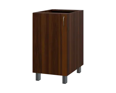 SS - 45D spodní skříňka, 1-dveřová, levá, 870x450x600, ořech královský