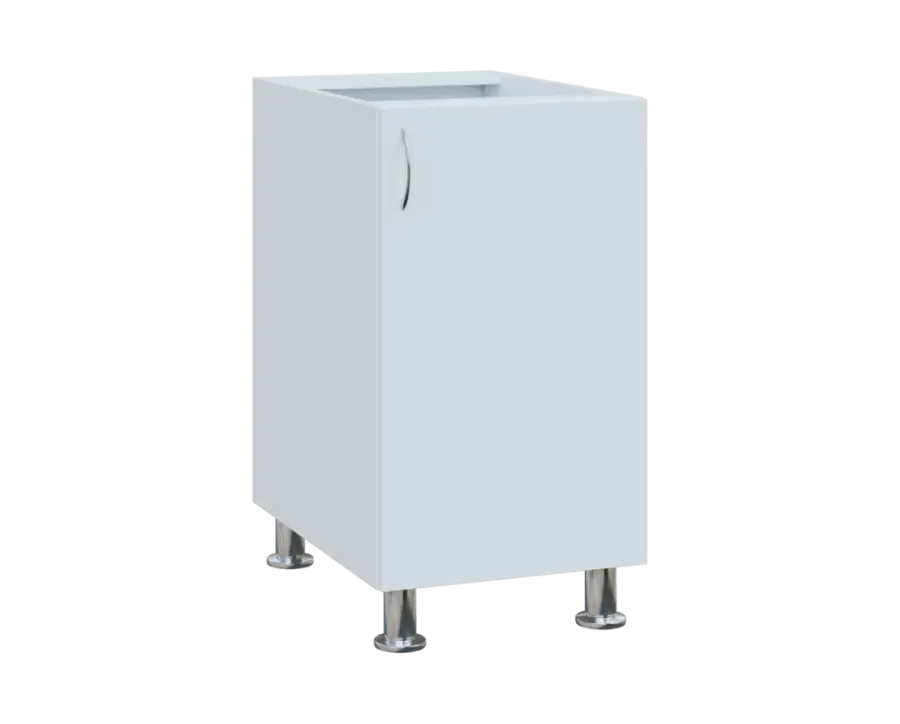 SS - 45D spodní skříňka, 1-dveřová, pravá, 870x450x600, bílá