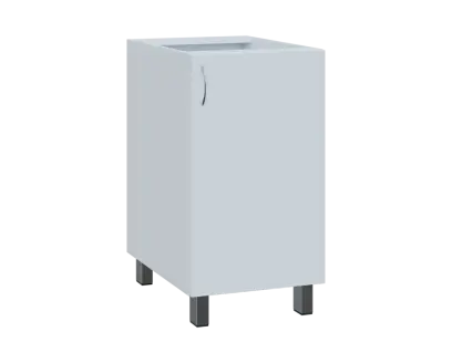 SS - 45D spodní skříňka, 1-dveřová, pravá, 870x450x600, bílá