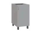 SS - 45D spodní skříňka, 1-dveřová, pravá, 870x450x600, šedá