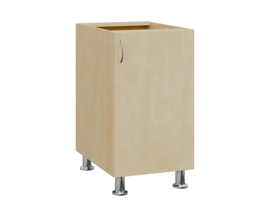 SS - 45D spodní skříňka, 1-dveřová, pravá, 870x450x600, bříza světlá