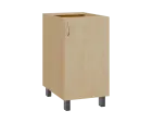 SS - 45D spodní skříňka, 1-dveřová, pravá, 870x450x600, bříza světlá
