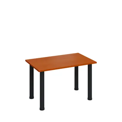 G-43 Konferenční stolek 800 x 500 mm, deska 18 mm, třešeň šumavská / nohy černé RAL9005