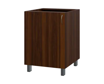 SS - 6D spodní skříňka, 1-dveřová, levá, 870x600x600, ořech královský