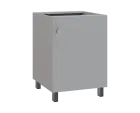 SS - 6D spodní skříňka, 1-dveřová, pravá, 870x600x600, šedá