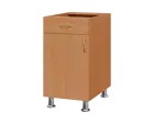SS - 45DZ spodní skříňka, 1-dveřová, 1-zásuvková, levá, 870x450x600, buk royal