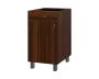 SS - 45DZ spodní skříňka, 1-dveřová, 1-zásuvková, levá, 870x450x600, ořech královský