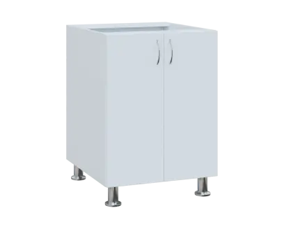 SS - 6D2 spodní skříňka, 2-dveřová, 870x600x600, bílá