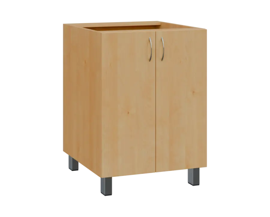 SS - 6D2 spodní skříňka, 2-dveřová, 870x600x600, javor horský