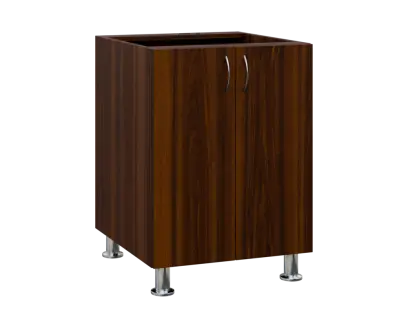 SS - 6D2 spodní skříňka, 2-dveřová, 870x600x600, ořech královský