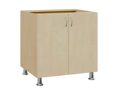 SS - 8D spodní skříňka, 2-dveřová, 870x800x600, bříza světlá