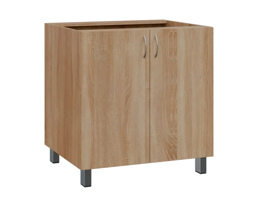 SS - 8D spodní skříňka, 2-dveřová, 870x800x600, dub bardolino
