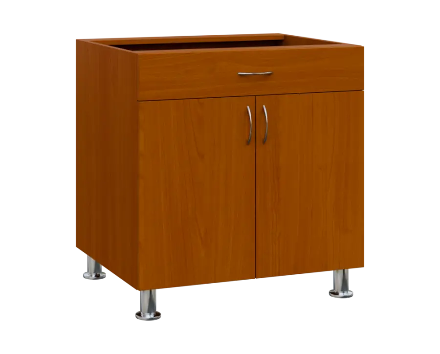 SS - 8DZ spodní skříňka, 2-dveřová, 1-zásuvková, 870x800x600, třešeň šumavská