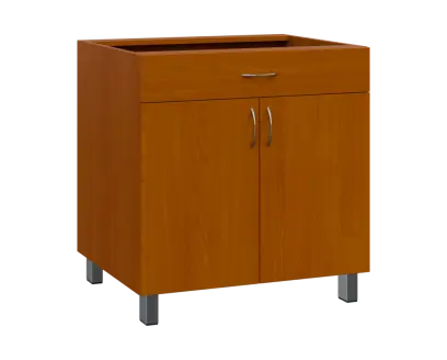 SS - 8DZ spodní skříňka, 2-dveřová, 1-zásuvková, 870x800x600, třešeň šumavská