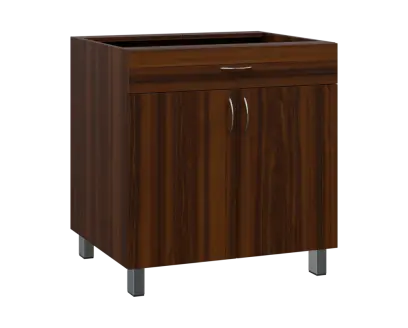 SS - 8DZ spodní skříňka, 2-dveřová, 1-zásuvková, 870x800x600, ořech královský