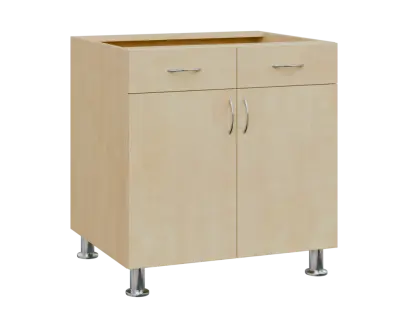 SS - 8DZ2 spodní skříňka, 2-dveřová, 2-zásuvková, 870x800x600, bříza světlá SS - 8DZ2 spodní skříňka, 2-dveřová, 2-zásuvková, 870x800x600, bříza světlá