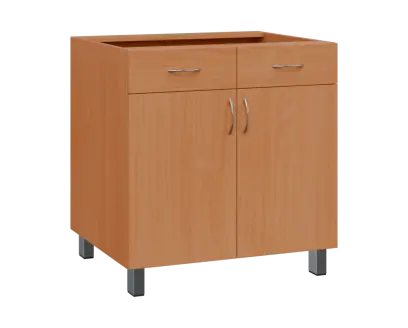 SS - 8DZ2 spodní skříňka, 2-dveřová, 2-zásuvková, 870x800x600, buk royal