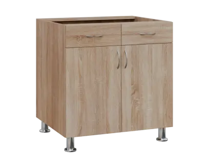 SS - 8DZ2 spodní skříňka, 2-dveřová, 2-zásuvková, 870x800x600, dub bardolino SS - 8DZ2 spodní skříňka, 2-dveřová, 2-zásuvková, 870x800x600, dub bardolino