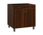 SS - 8DZ2 spodní skříňka, 2-dveřová, 2-zásuvková, 870x800x600, ořech královský