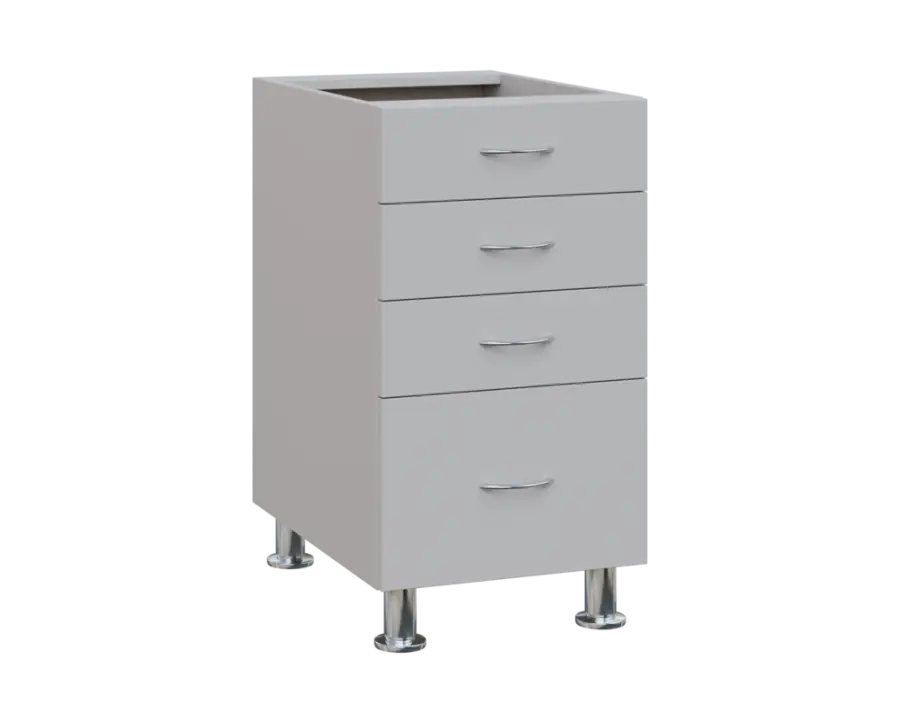 SS - 45Z41 spodní skříňka, 4-zásuvková, 870x450x600, šedá
