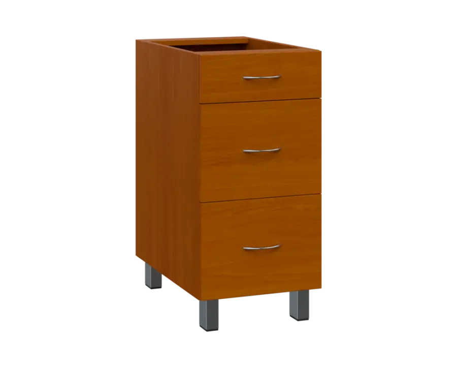 SS - 4Z33 spodní skříňka, 3-zásuvková, 870x400x600, třešeň šumavská