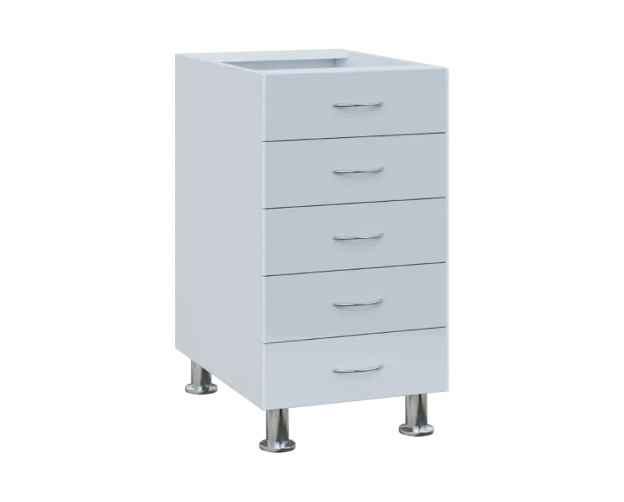 SS - 45Z52 spodní skříňka, 5-zásuvková, 870x450x600, bílá